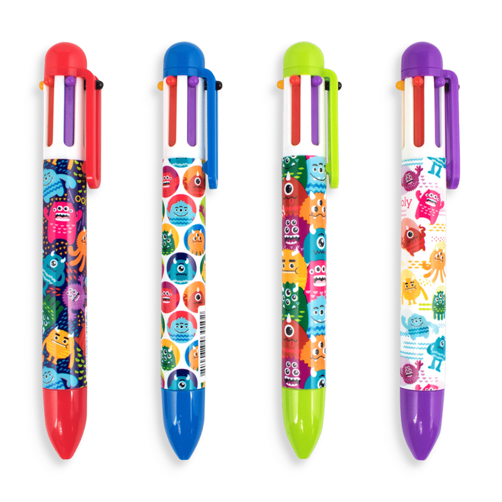 Monster 6 Click Multi Color Pen A2Z Science Learning Toy Store   Monster 6 Click Multi Color Pen By Ooly 