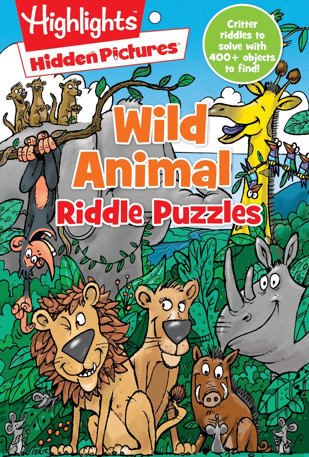 Highlights Hidden Pictures Wild Animal Riddle Puzzle Pad - A2Z Science