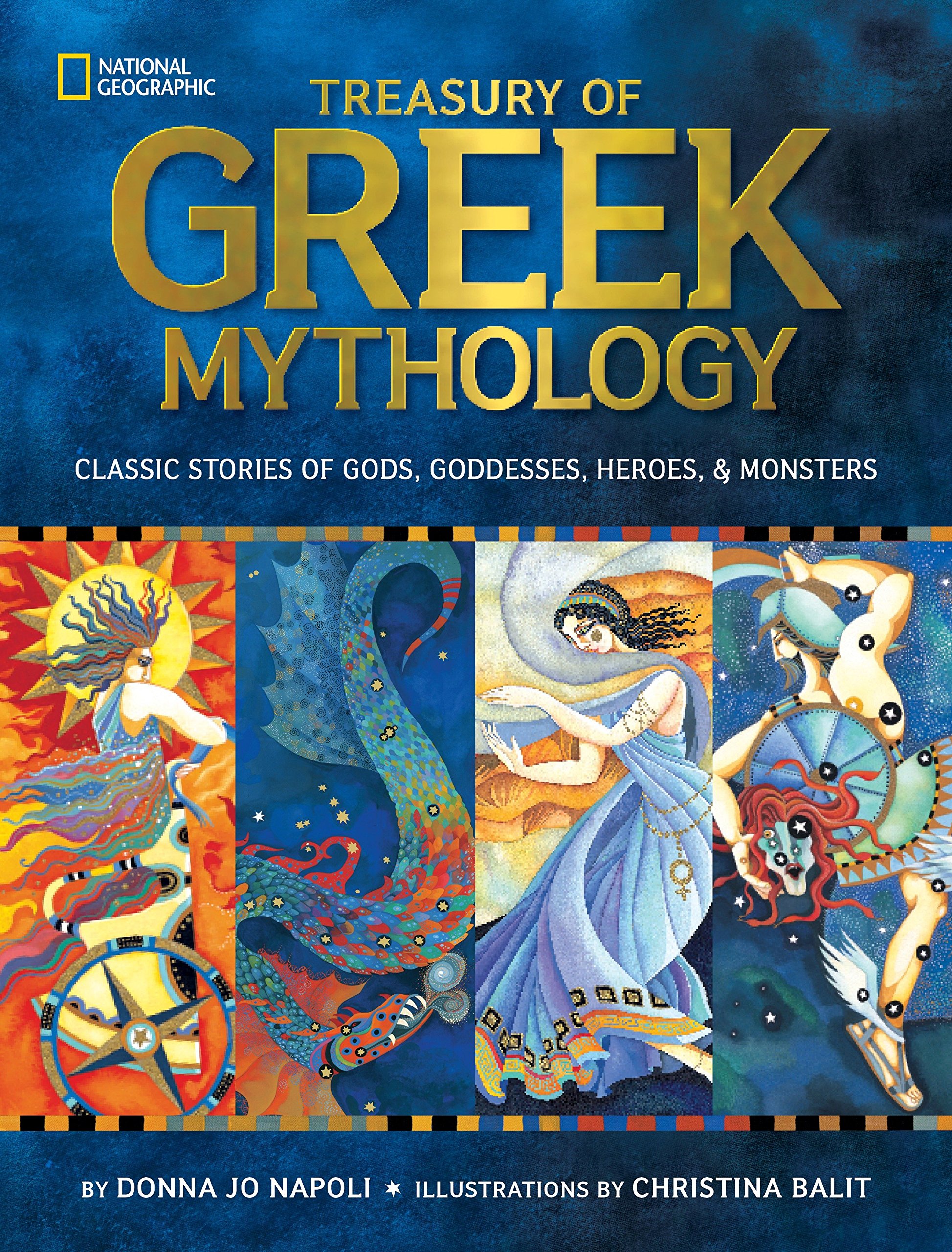 Treasury of Greek Mythology: Classic Stories of Gods, Goddesses, Heroes