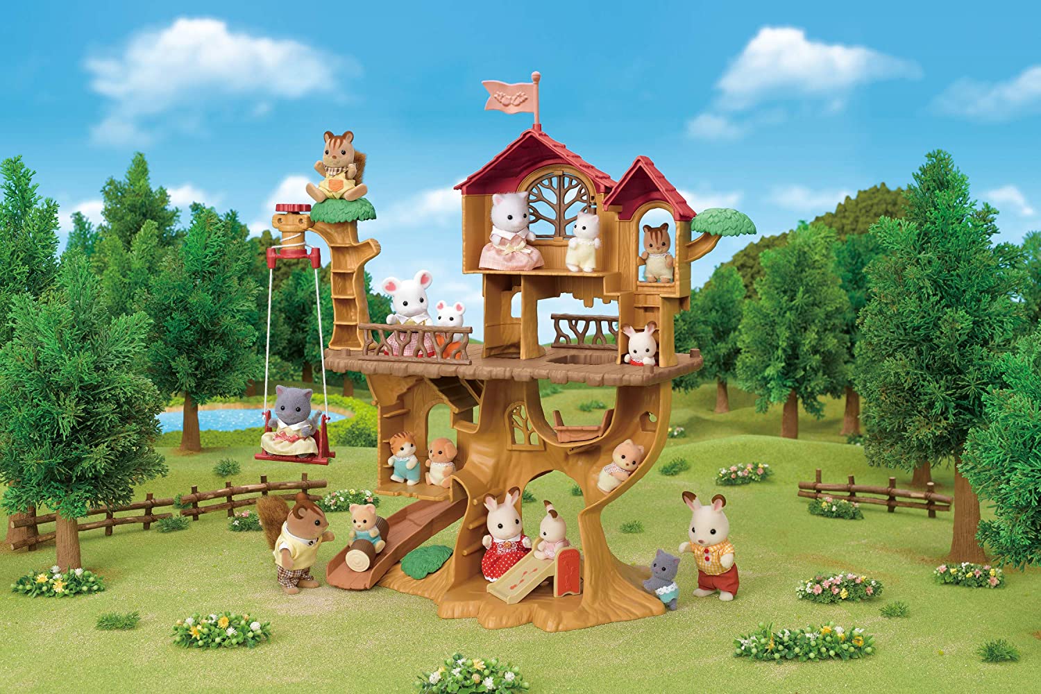 Calico Critters Adventure Tree House Gift Set - A2Z Science & Learning