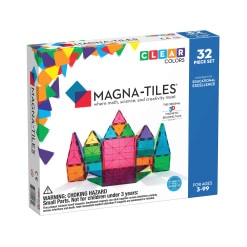Magna Tiles Clear 32 Piece Set by Magna Tiles scaled
