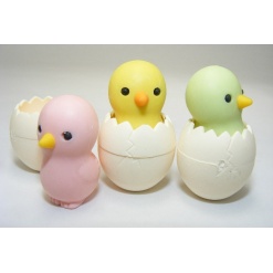 Baby Chick Eraser by Iwako