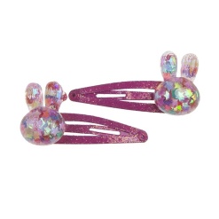 Bunny Bling Hair Clips by Great Pretenders