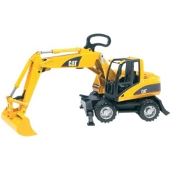 CAT Small Wheel Excavator by Bruder