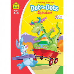 Dot to Dots Alphabet Activity Workbook by School Zone