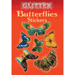 Glitter Butterflies Stickers by Dover Publications