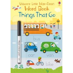Little Wipe Clean Word Book Things That Go by Usborne