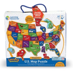 Magnetic U.S. Map Puzzle by Learning Resources