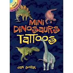 Mini Dinosaurs Tattoos by Dover Publications