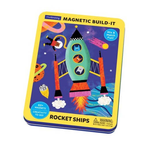 Rocket Ship Magnetic Build It by Mudpuppy