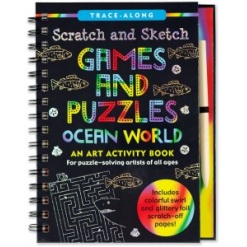 Scratch and Sketch Games and Puzzles Ocean World by Peter Pauper Press