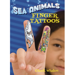 Sea Animals Finger Tattoos by Dover Publications