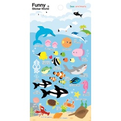 Sea Life Stickers by BC USA