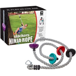 Slackers Ninja 8 Climbing Rope with Foot Holds by Slackers