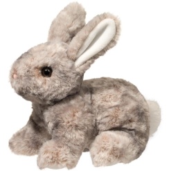 Tyler the Little Plush Gray Bunny 7 by Douglas