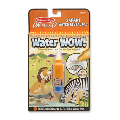Water Wow Safari Water Reveal Pad ON the GO Travel Activity by Melissa Doug