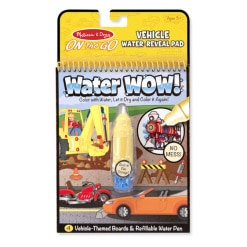 Water Wow Vehicles On the Go Travel Activity by Melissa Doug