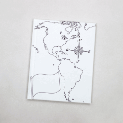World Map Bare Book by Treetop Publishing
