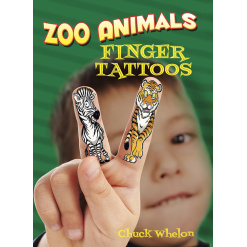 Zoo Animals Finger Tattoos by Dover Publications