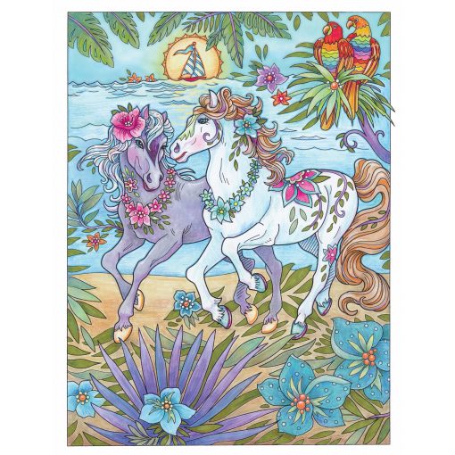 Creative Haven Dream Horses Coloring Book by Dover Publications 2