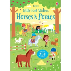 Little Stickers Horses Ponies by Usborne