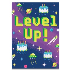 Level Up Birthday Card by Peaceable Kingdom