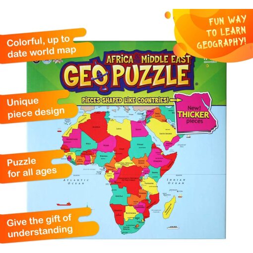 GeoPuzzle Africa Middle East by Geotoys 2