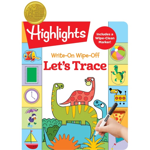 Highlights Lets Trace Write On Wipe Off Activity Book by Penguin Random House