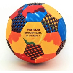 Fun Gripper Tye Dye 8 Soccer Ball by Saturnian