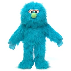 Small Blue Monster Puppet by Silly Puppets