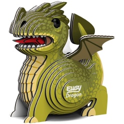 Eugy 3D Cardboard Model Dragon by Geotoys