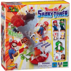 Super Mario Blow Up Shaky Tower Balancing Game by Epoch Everlasting Play