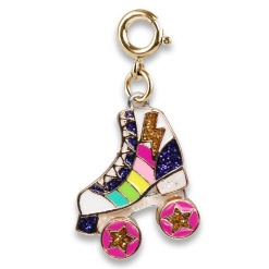 Gold Rollerskate Charm by Charm It