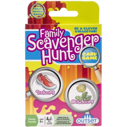 Family Scavenger Hunt Card Game by Outset Media