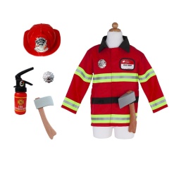 Firefighter Costume with Accessories by Great Pretenders