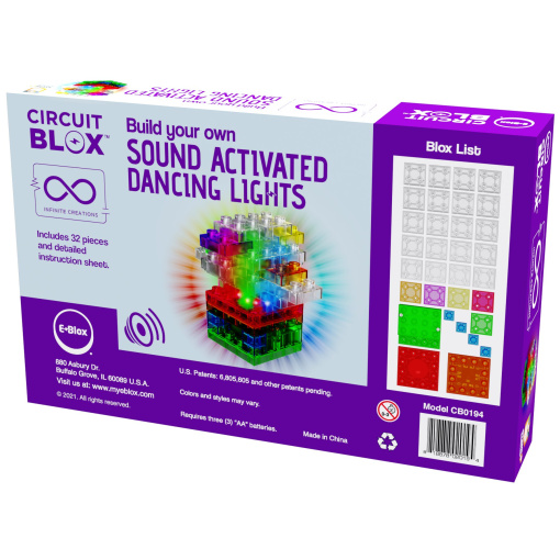 Circuit Blox Sound Activated Dancing Lights by E Blox 1