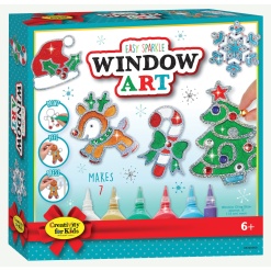 Holiday Easy Sparkle Window Art by Creativity for Kids