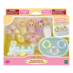 Calico Critters Triplets Baby Bathtime Set-by-Epoch Everlasting Play
