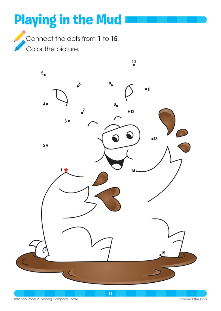 Connect the Dots Preschool Workbook - A2Z Science &amp; Learning Toy Store
