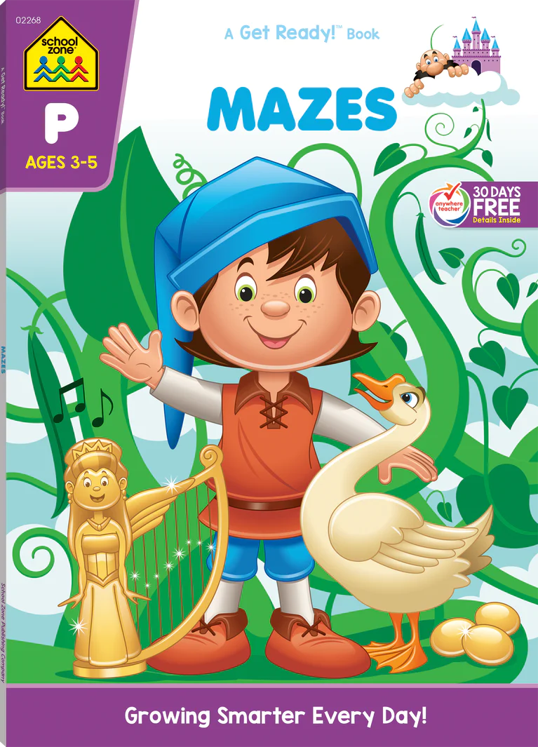 Mazes Preschool Workbook - A2Z Science &amp; Learning Toy Store