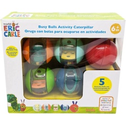World of Eric Carle The Very Hungry Caterpillar Plastic Busy Balls Toy-by-Kids Preferred